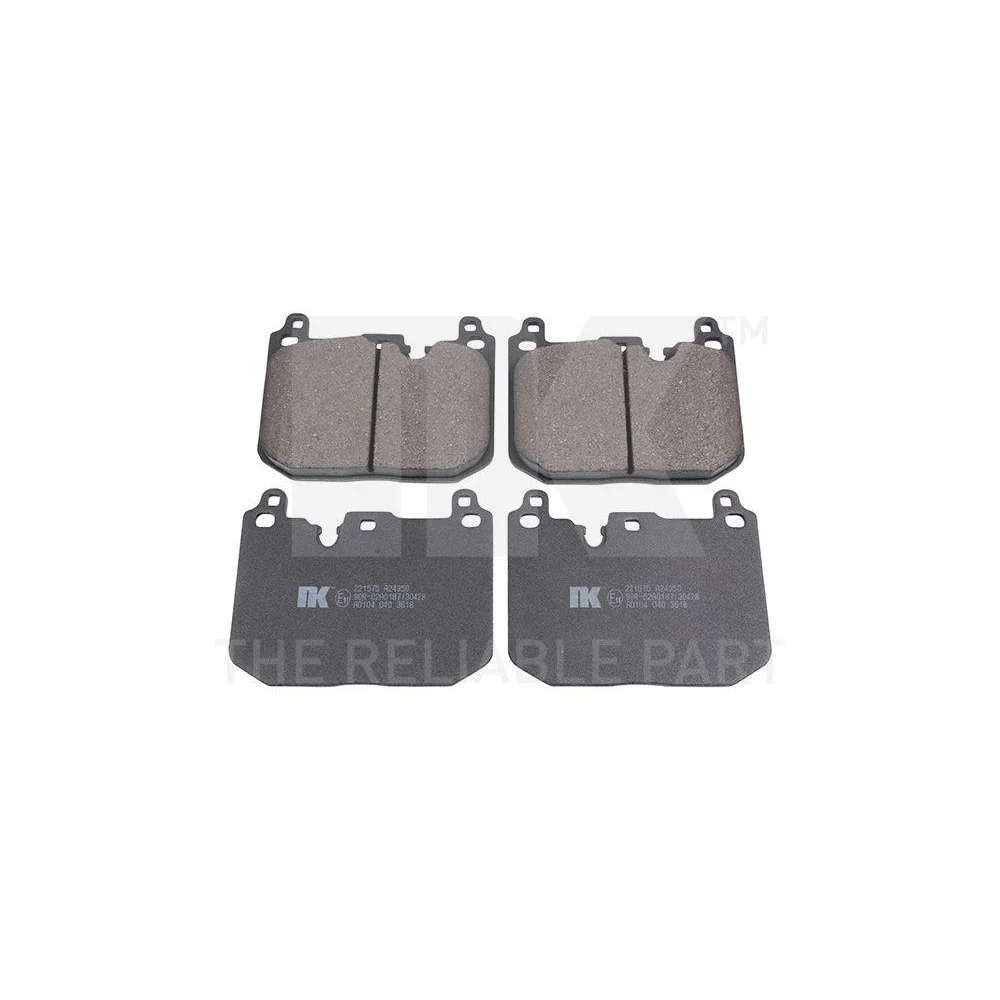 Комплект гальмівних колодок, дискове гальмо NK 221575 для MINI, передній міст, фото №1 Комплект гальмівних колодок, дискове гальмо NK 221575 для MINI, передній міст, фото №1