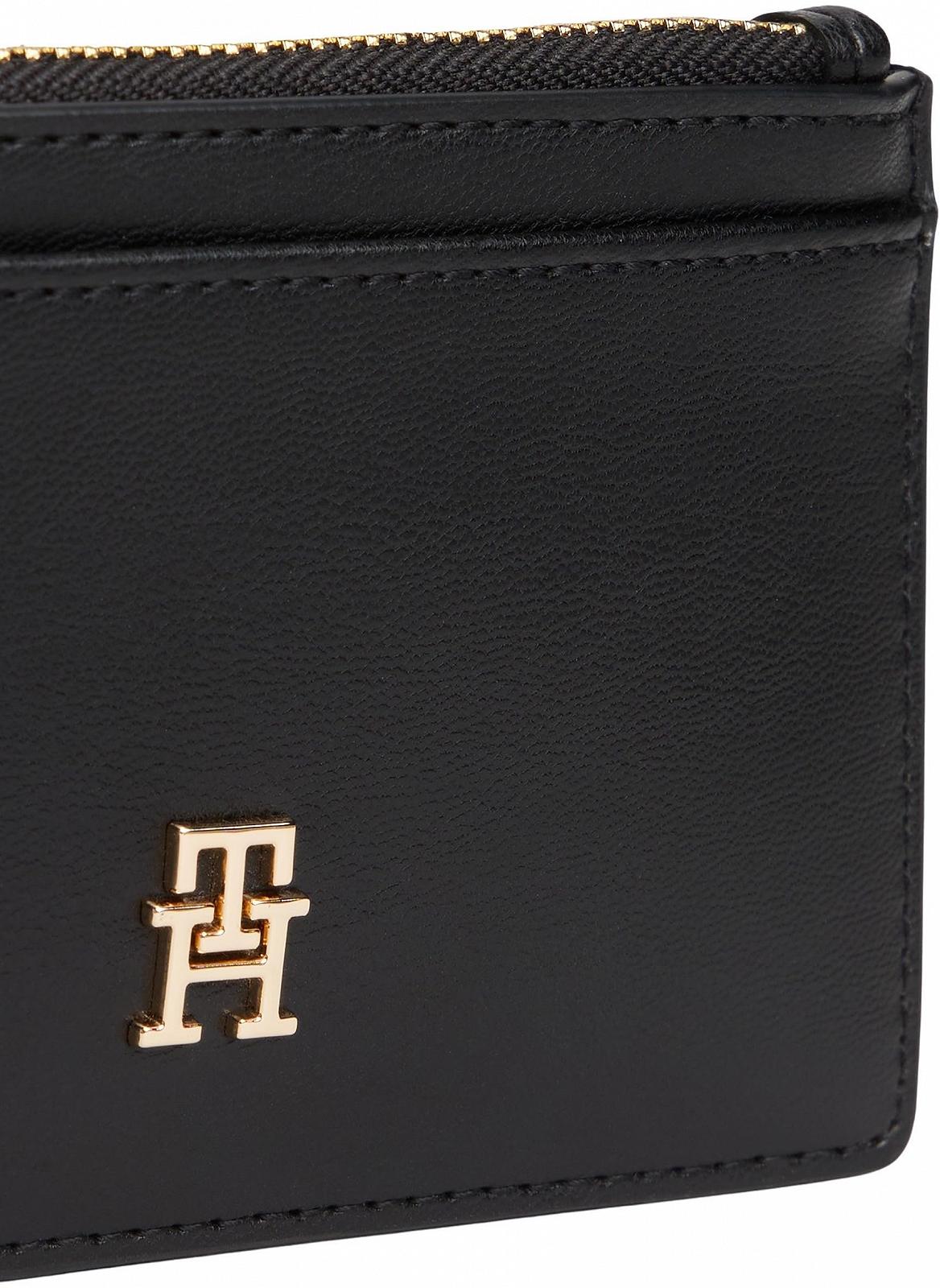 Кредитница TOMMY HILFIGER Th Icon Long Cc Holder Aw0aw17735 Black (Черный), фото №3