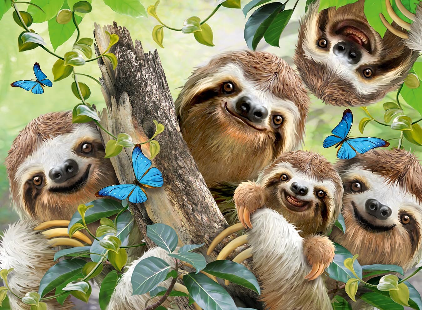 Пазл Ravensburger Sloth Selfie 12000203 500 деталей від 12 років, фото №1