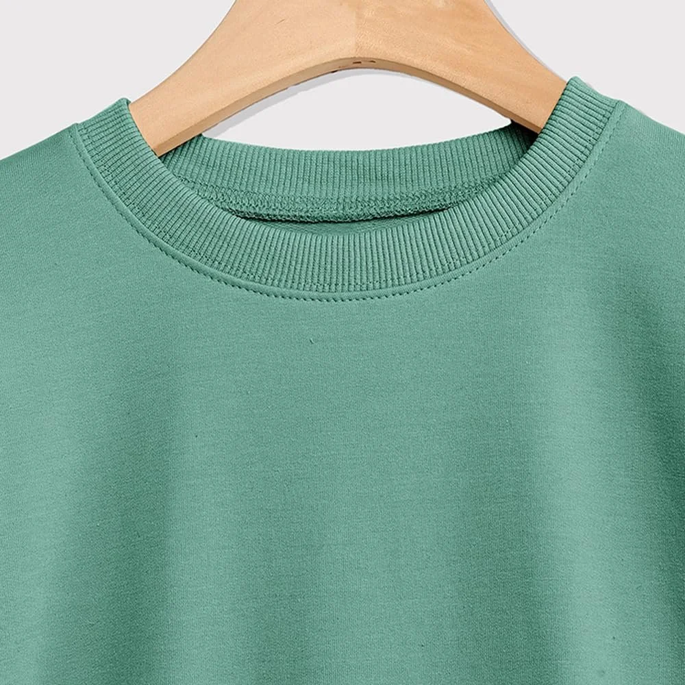 Женский свитшот MLZHAN Boo-Jee Хэллоуин, смешной, розовые привидения, с длинными рукавами, красное сердце, фото №4