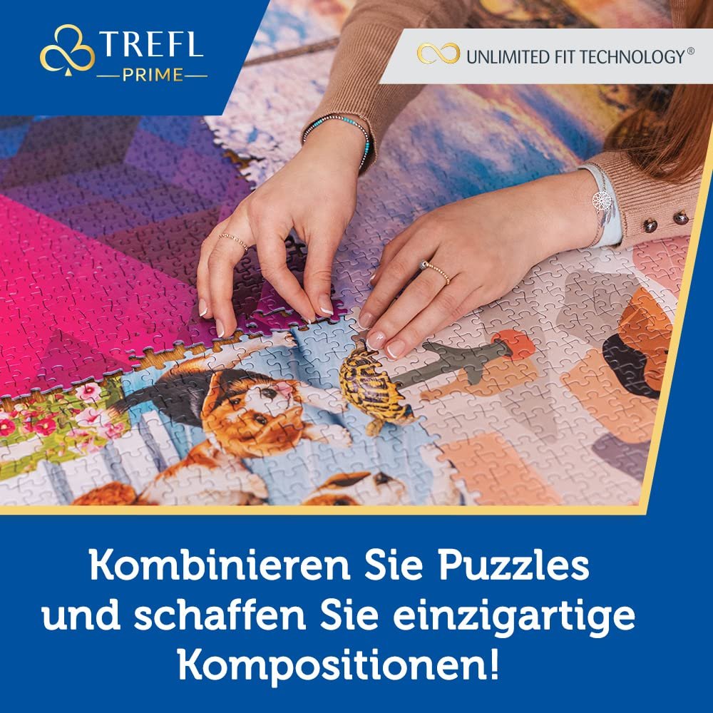 Пазл Trefl Prime UFT Eye-Spy Sneaky Peakers Amsterdam, Netherlands 1000 элементов Толстый картон Organic EKO, фото №6