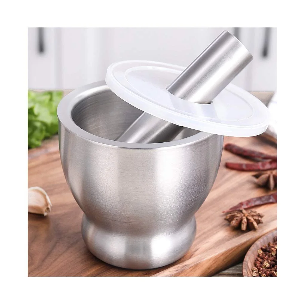 Ступка з товкачиком Modern Kitchen Ручна Нержавіюча сталь, фото №5
