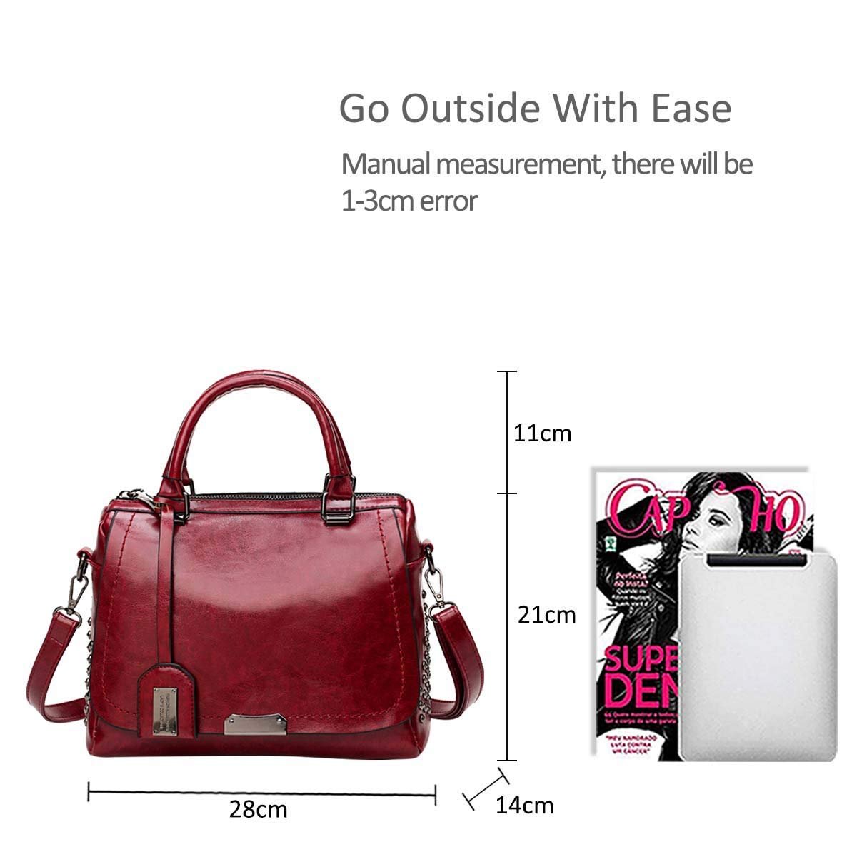 Сумка с ручками NICOLE & DORIS Женская Сумка-тоут из искусственной кожи, дизайнерская, женская, цветная, набор 2 в 1, фото №6