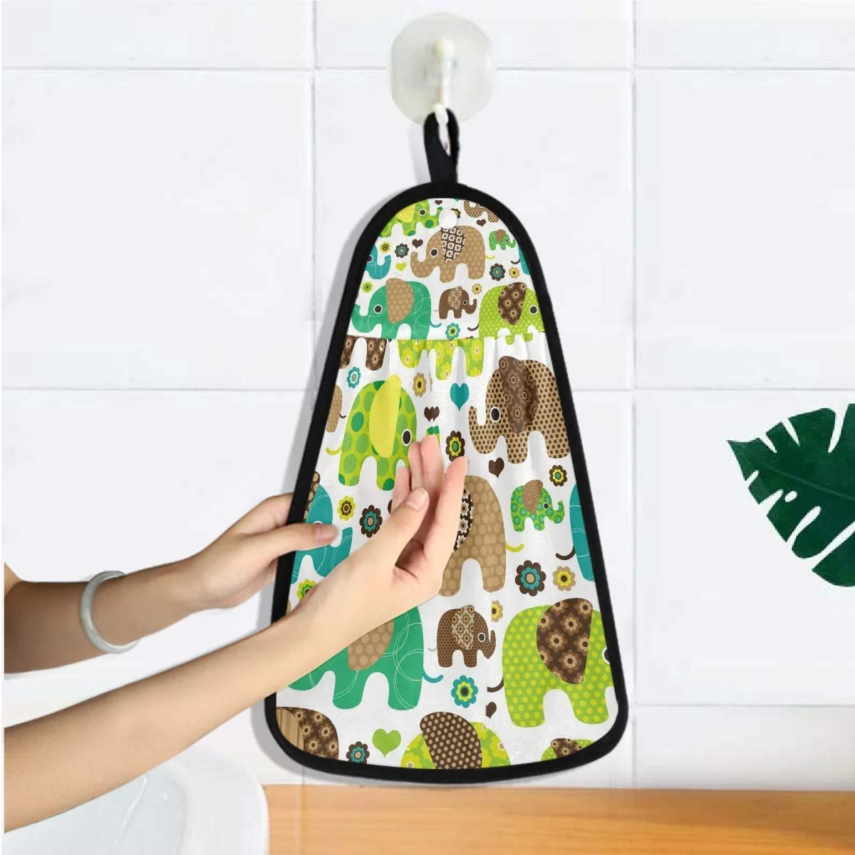 Подвесное полотенце Elephant Motif Absorbent Quick Dry 42 x 31 см, фото №5