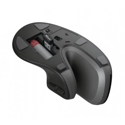 Мышка Trust Verro Ergonomic Wireless Black (23507), фото №6 Мышка Trust Verro Ergonomic Wireless Black (23507), фото №6