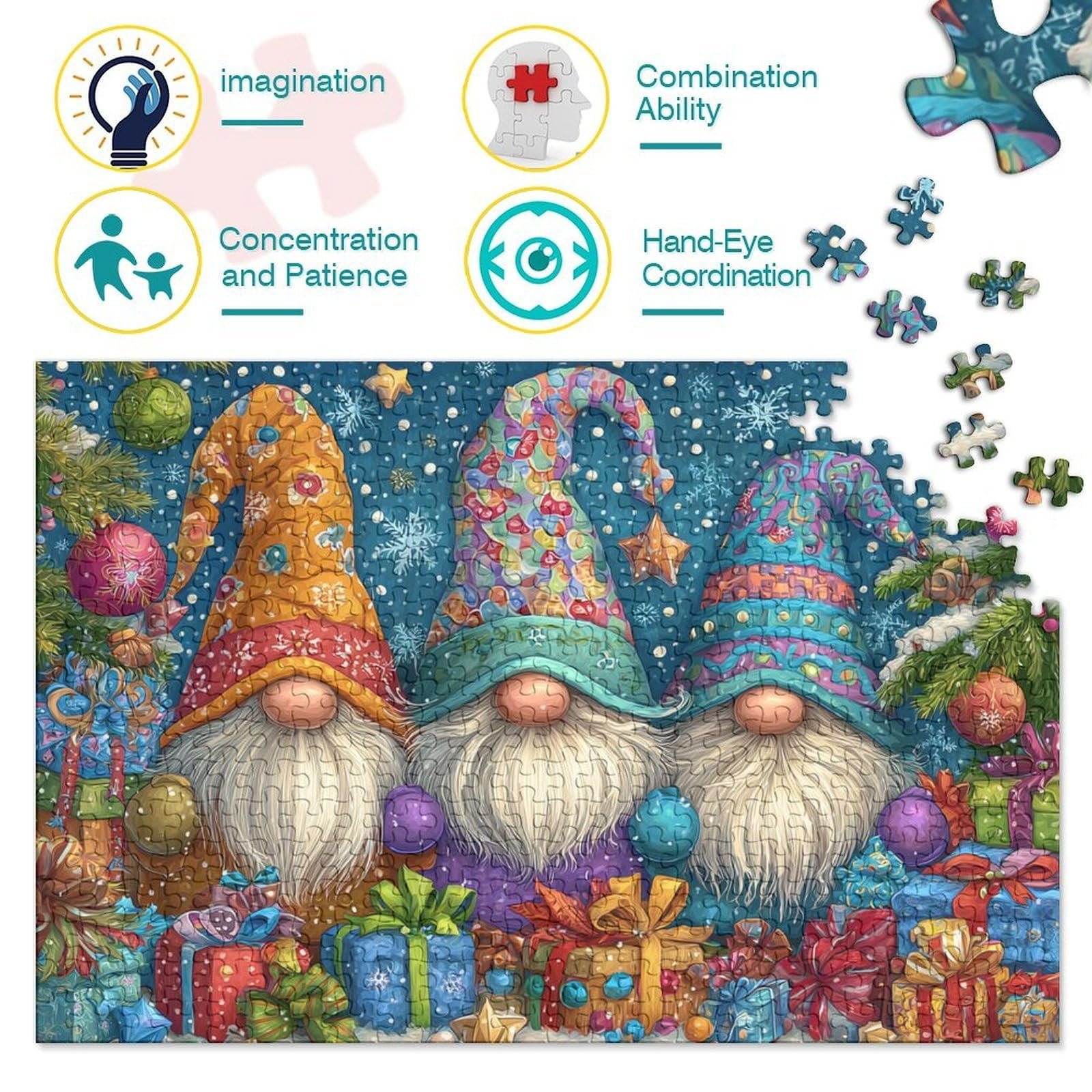 Пазл Christmas Market 1000 деталей 38 x 26 см, фото №3