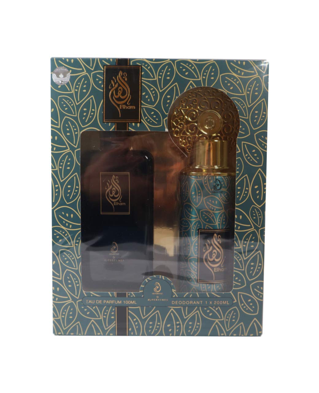 Парфюмерия my perfumes Elham Набор Подарочный 100 мл Eau de Parfum 200 мл Дезодорант-спрей Oud и Musk Аромат для мужчин и женщин, фото №3