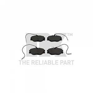 Комплект гальмівних колодок, дискове гальмо NK 221941 для ALFA ROMEO CITROËN FIAT LANCIA - Фото 1