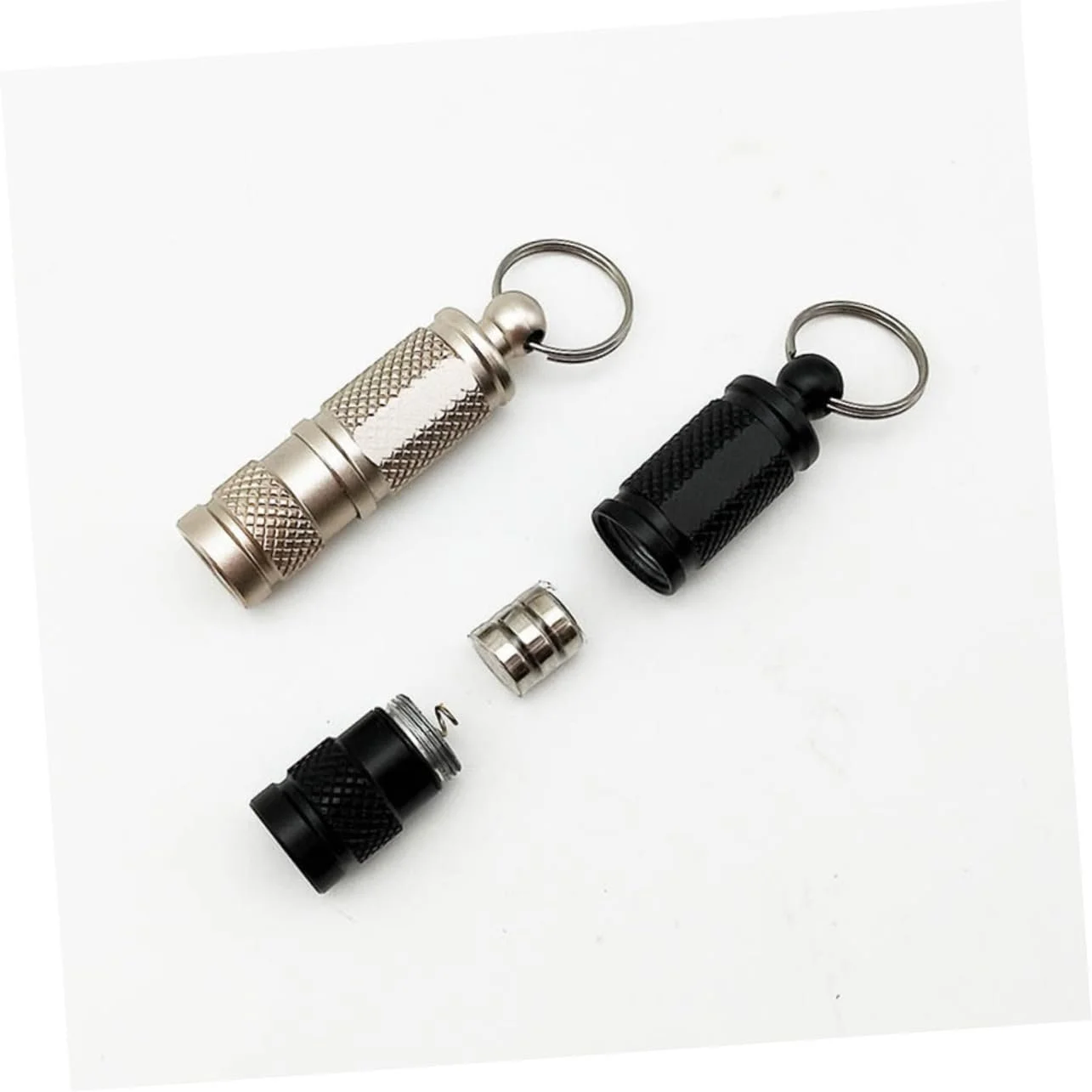 Мини фонарик OSALADI, алюминиевый сплав, черный, фото №7