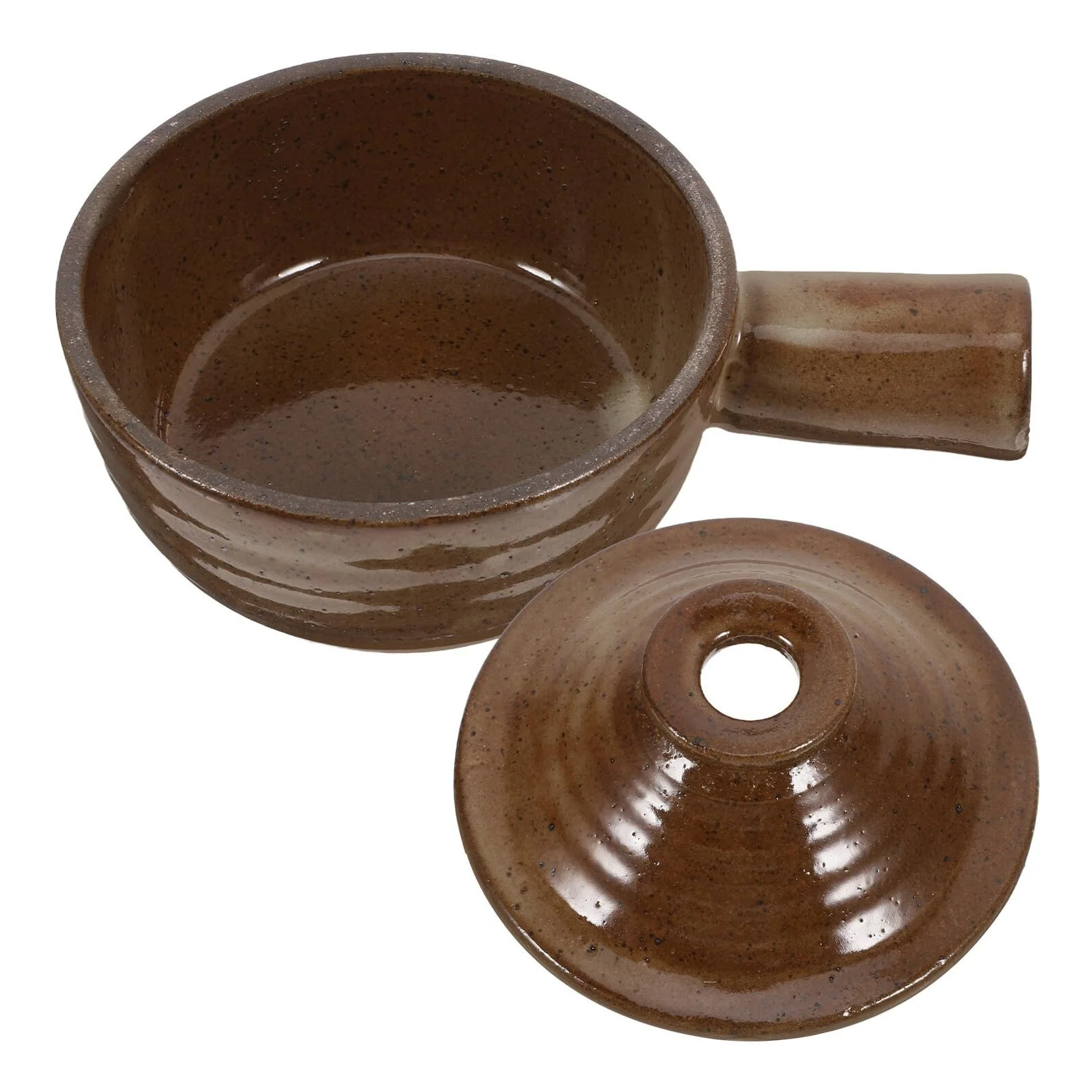 Кастрюля для запекания с крышкой термостойкая для микроволновой печи, фото №1