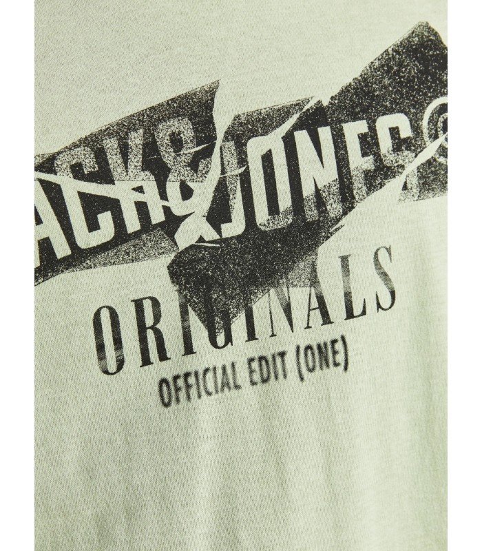 Футболка Jack&Jones TEE SS CREW NECK BLK 12205944-Swamp STANDARD fit Фисташковый 2XL, фото №4