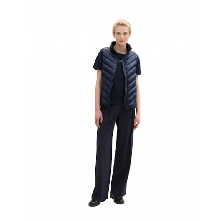 Безрукавка LIGHT WEIGHT VEST 1041486-10668 Tom Tailor Темно-синій XS, фото №4