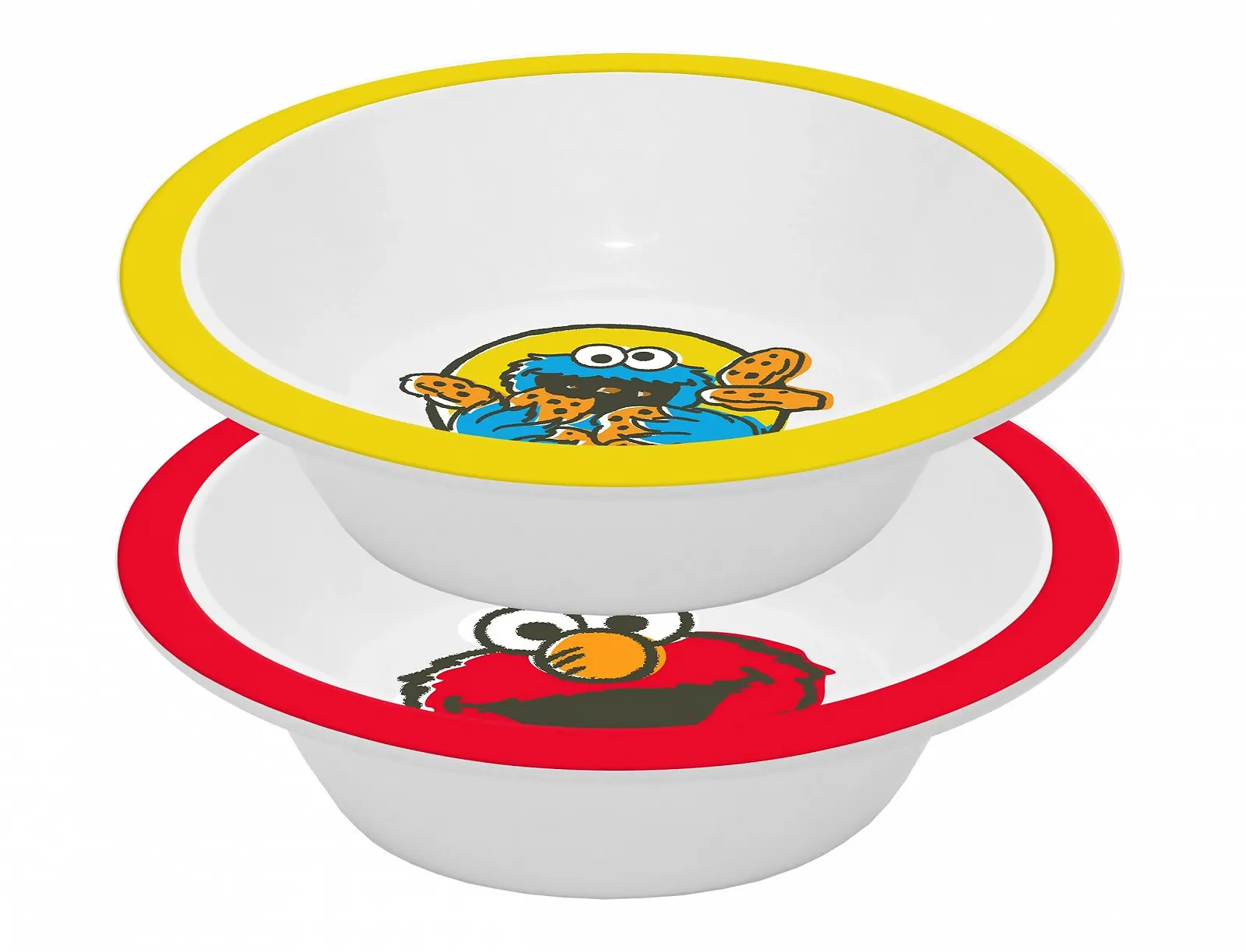 Миска GEDA LABELS infinite by GEDA LABELS Sesame Street Vintage Kids PP Набор из 2 Multi-Coloured, фото №1