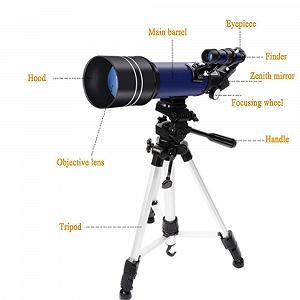 Монокуляр Practical Telescope 2060x80 Prism для концертов для активного отдыха голубой synthetic.ua - Фото 1