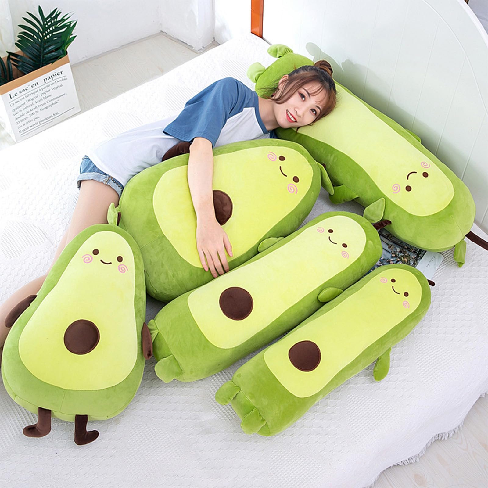 Мягкая игрушка Avocado Подушка 35 см, фото №2 Мягкая игрушка Avocado Подушка 35 см, фото №2