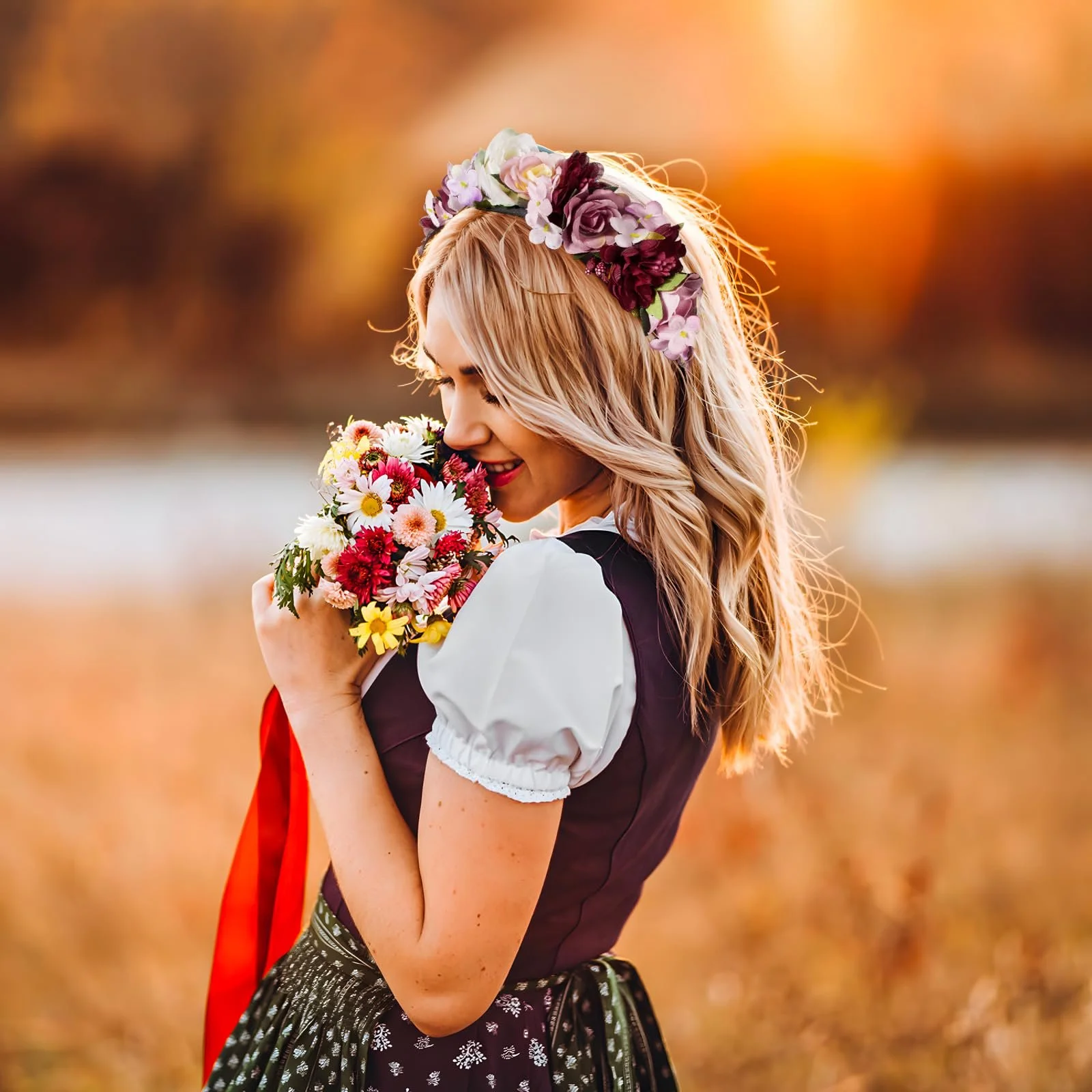 Обруч Цветы, фото №5