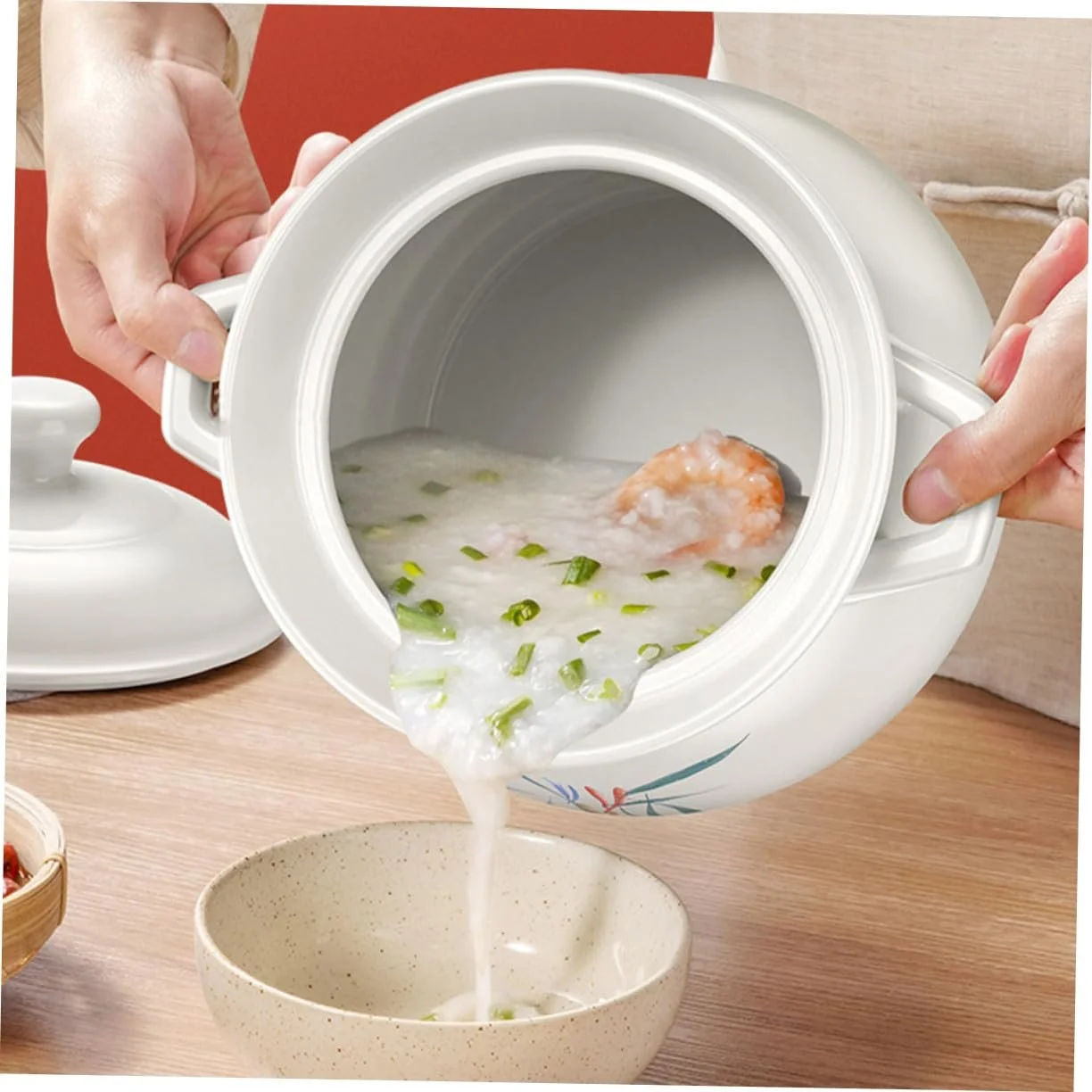 Кастрюля для супа Cabilock керамическая термостойкая в ассортименте, фото №5