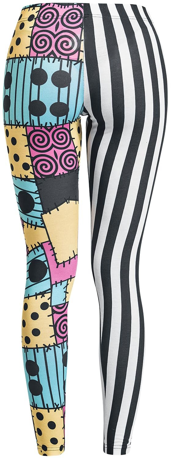 Леггинсы Jack Skellington & Sally The Nightmare Before Christmas Женские Разноцветные, фото №2