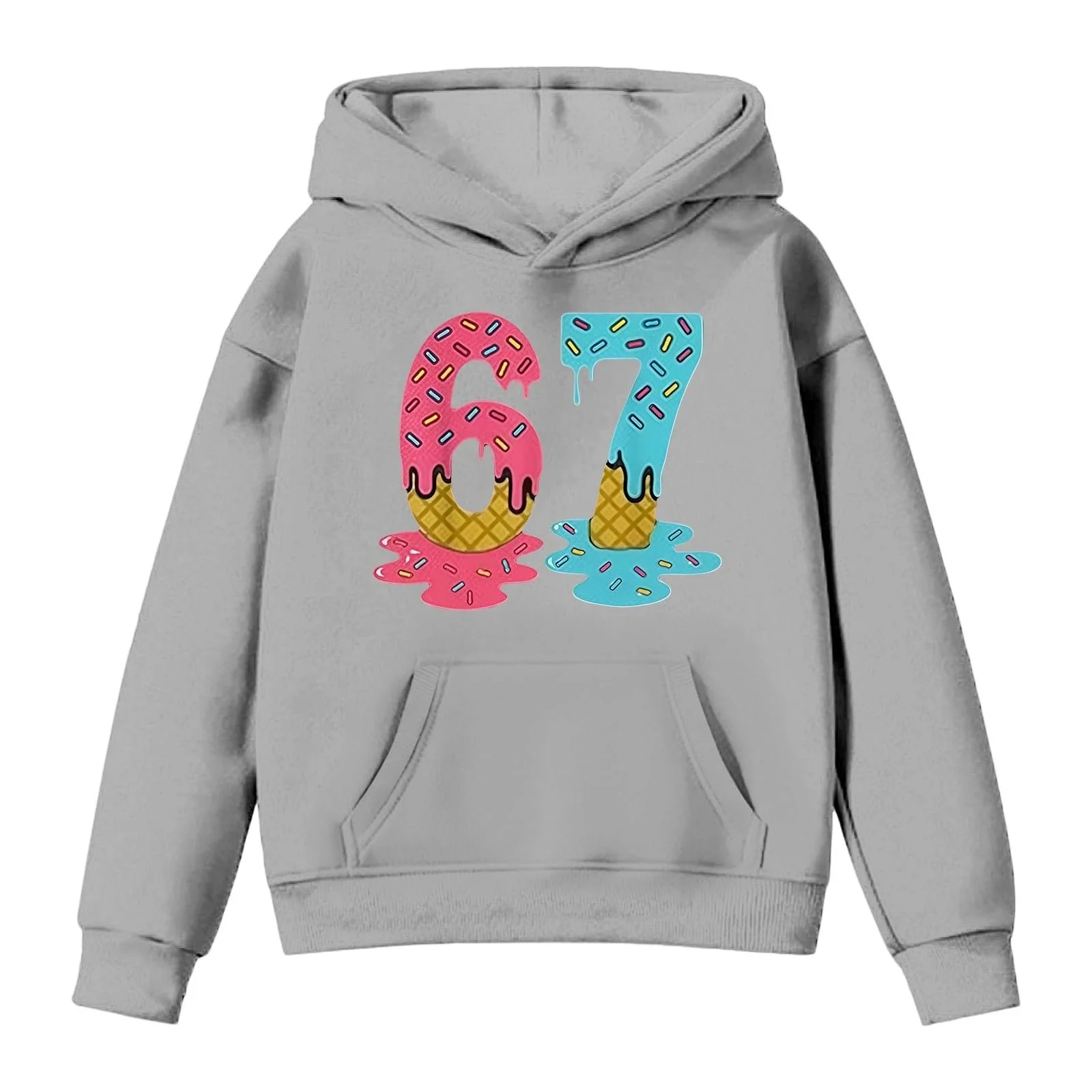Джемпер 67 Prints Детский, для мальчиков и девочек, мягкий худи, 140, подростковый пуловер, 152, зимний 134, тёплый джемпер 164, флисовая куртка, зимняя куртка 158, джемпер, тренировочная куртка, фото №2