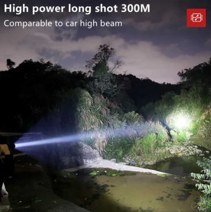 Фонарик ручной аккумуляторный RX50 SuperFire 800 Lumen IP43, фото №5