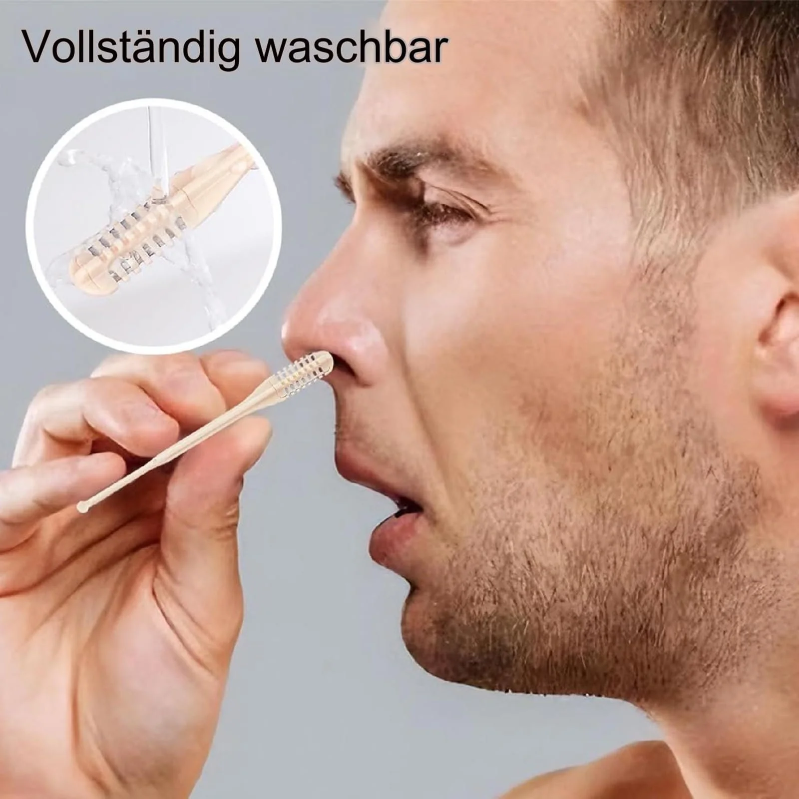 Триммер для носа 2-в-1 360° Ручной Вращающийся Таможенный Портативный, фото №3