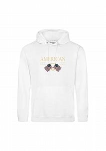 Толстовка AMERICAN COLLEGE USA Unisex Дитяча З капюшоном Дитяча для хлопчиків і дівчаток - Фото 1