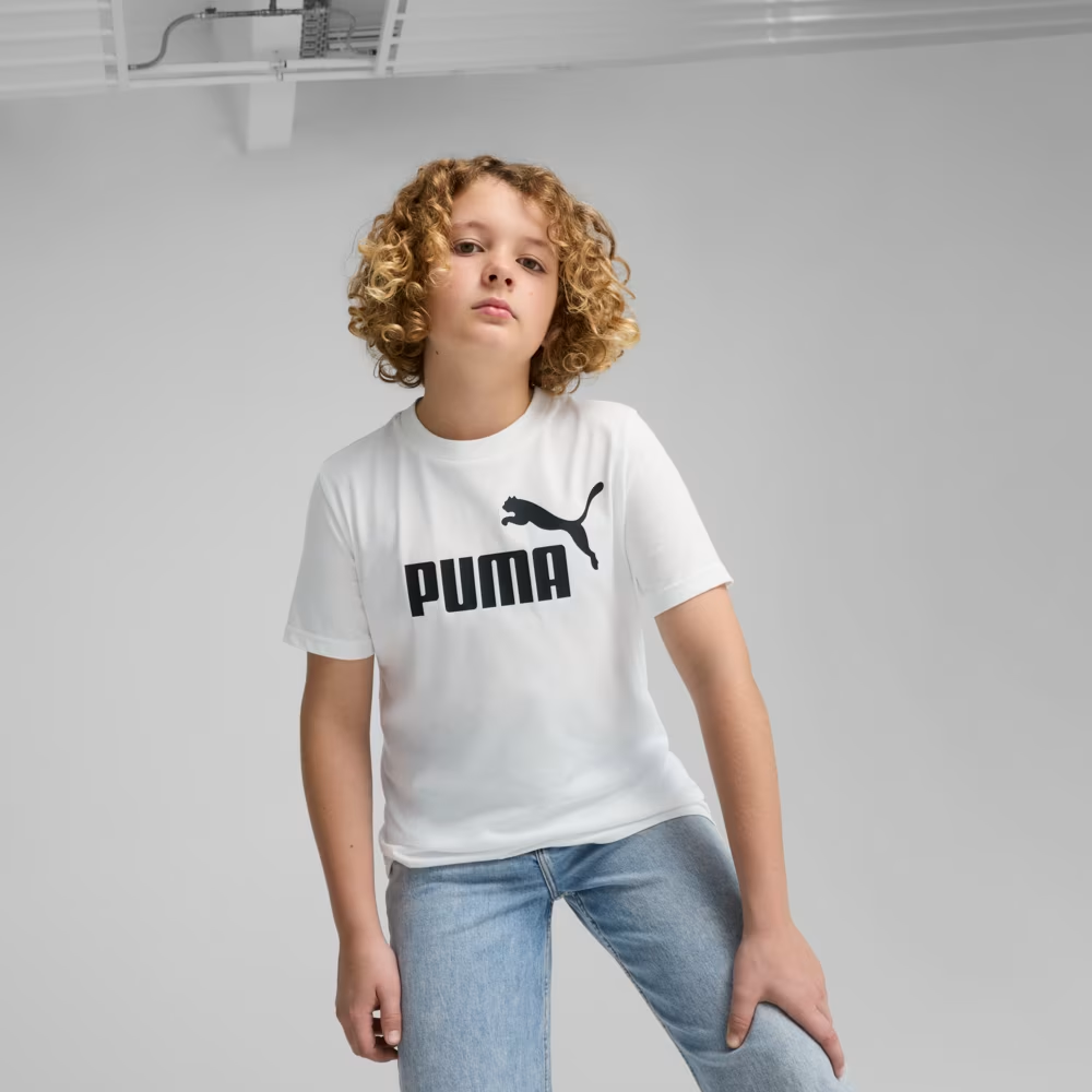 Футболка підліткова ESS No. 1 Logo Tee 68490602 Puma Білий XL, фото №1