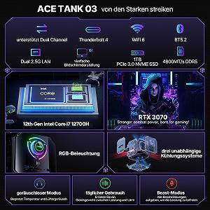 Мінікомп'ютер ACEMAGIC Tank03 Gaming PC i7-12700H RTX 3070M 32GB 1TB WiFi6 2.5G LAN 8K Win 11 Type-C ціна на synthetic.ua - Фото 1 Мінікомп'ютер ACEMAGIC Tank03 Gaming PC i7-12700H RTX 3070M 32GB 1TB WiFi6 2.5G LAN 8K Win 11 Type-C synthetic.ua - Фото 1