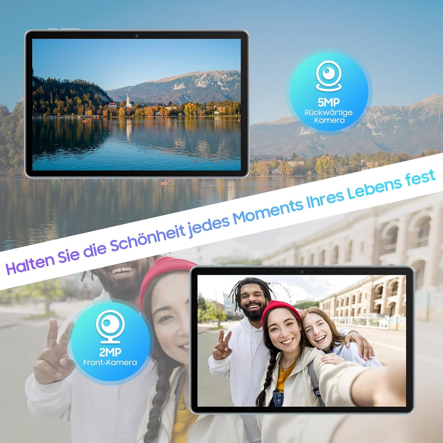 Планшет 10.1" Blackview Tab 30 Wi-Fi 2+4/64Gb 8 ядер Android 13 5100 mAh Блакитний, фото №4