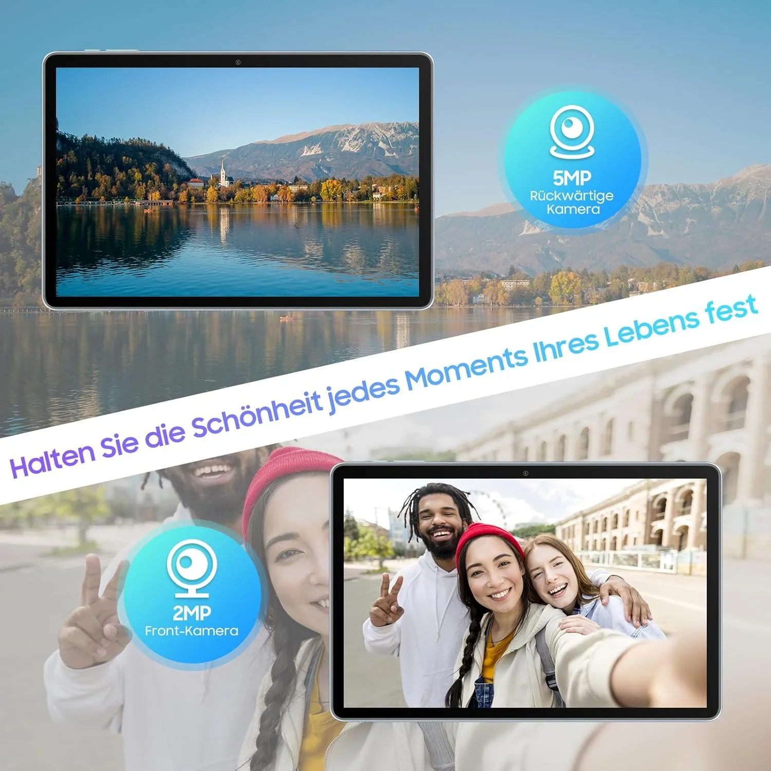 Планшет 10.1" Blackview Tab 30 Wi-Fi 2+4/64Gb 8 ядер Android 13 5100 mAh Блакитний, фото №4