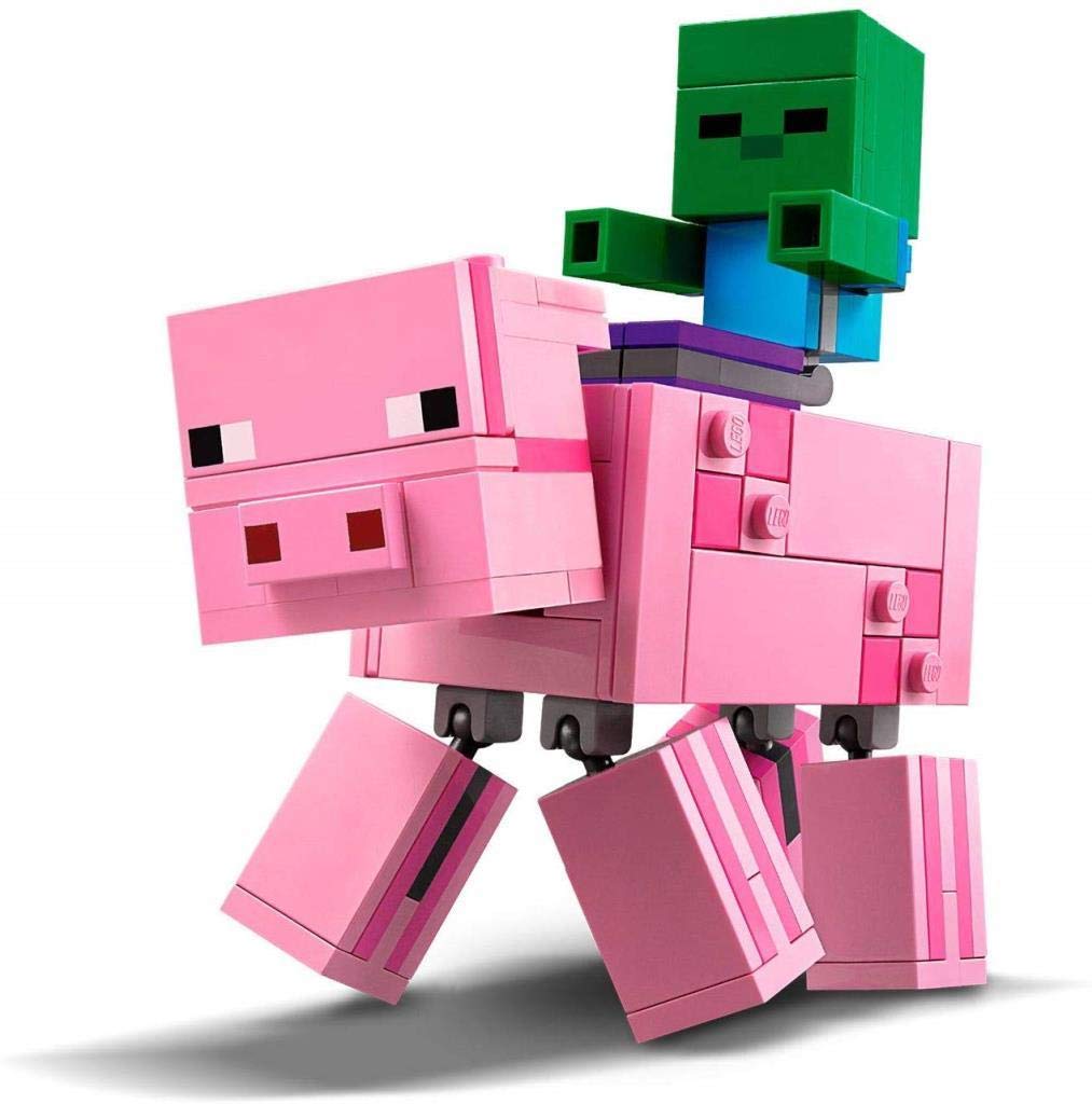 Конструктор Lego Minecraft BigFig Pig With Baby Zombie, фото №1