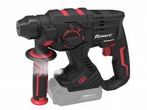 Купити Перфоратор PowerG PT190601 без батареї 20 В з безщітковим двигуном 0-10000 об/хв з м'якою поверхнею для безпечного утримання Чорний - Фото 1 Перфоратор PowerG PT190601 без батареї 20 В з безщітковим двигуном 0-10000 об/хв з м'якою поверхнею для безпечного утримання Чорний - Фото 1