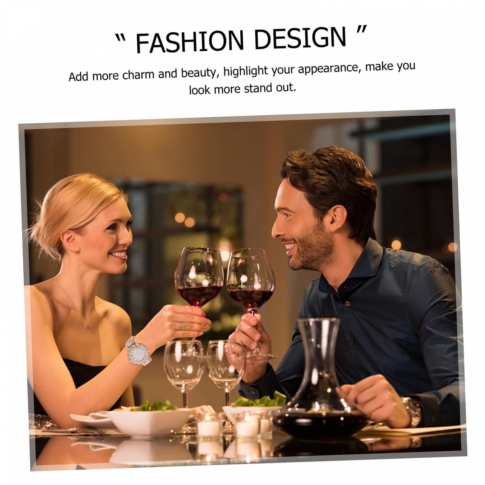 Годинник LIFKOME Студентський Годинник зі стразами Сріблястий Золотистий, фото №2 Годинник LIFKOME Студентський Годинник зі стразами Сріблястий Золотистий, фото №2