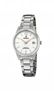 Чоловічий аналоговий кварцовий годинник Festina F20509/2, сріблястий, браслет - Фото 1