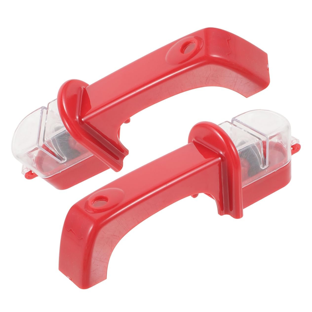 Точилка для ножей и ножниц TOYANDONA настольная металлическая Red, фото №9