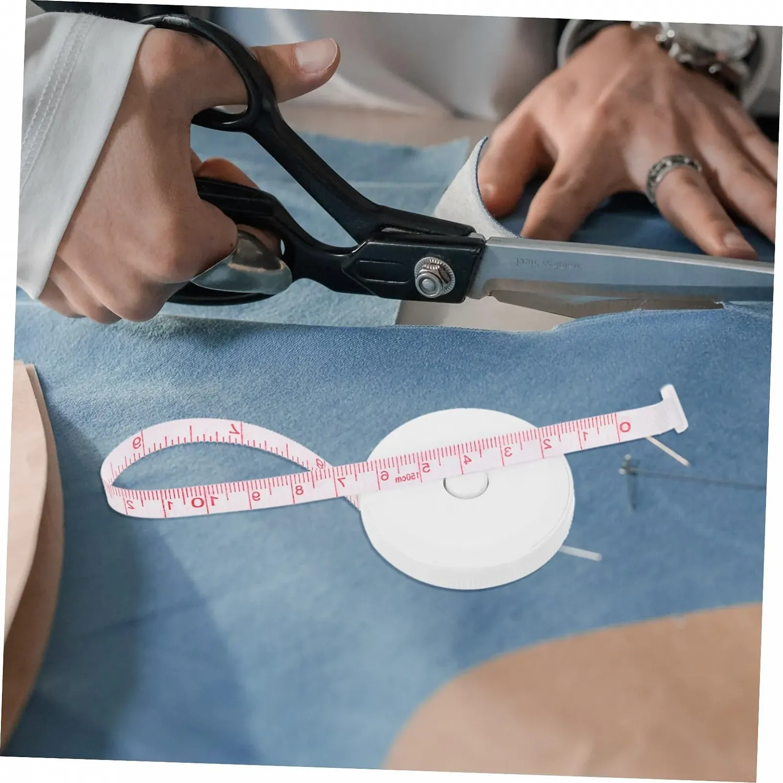 Рулетка Telescopic KITANDOVE Пластикова 10 шт, фото №5