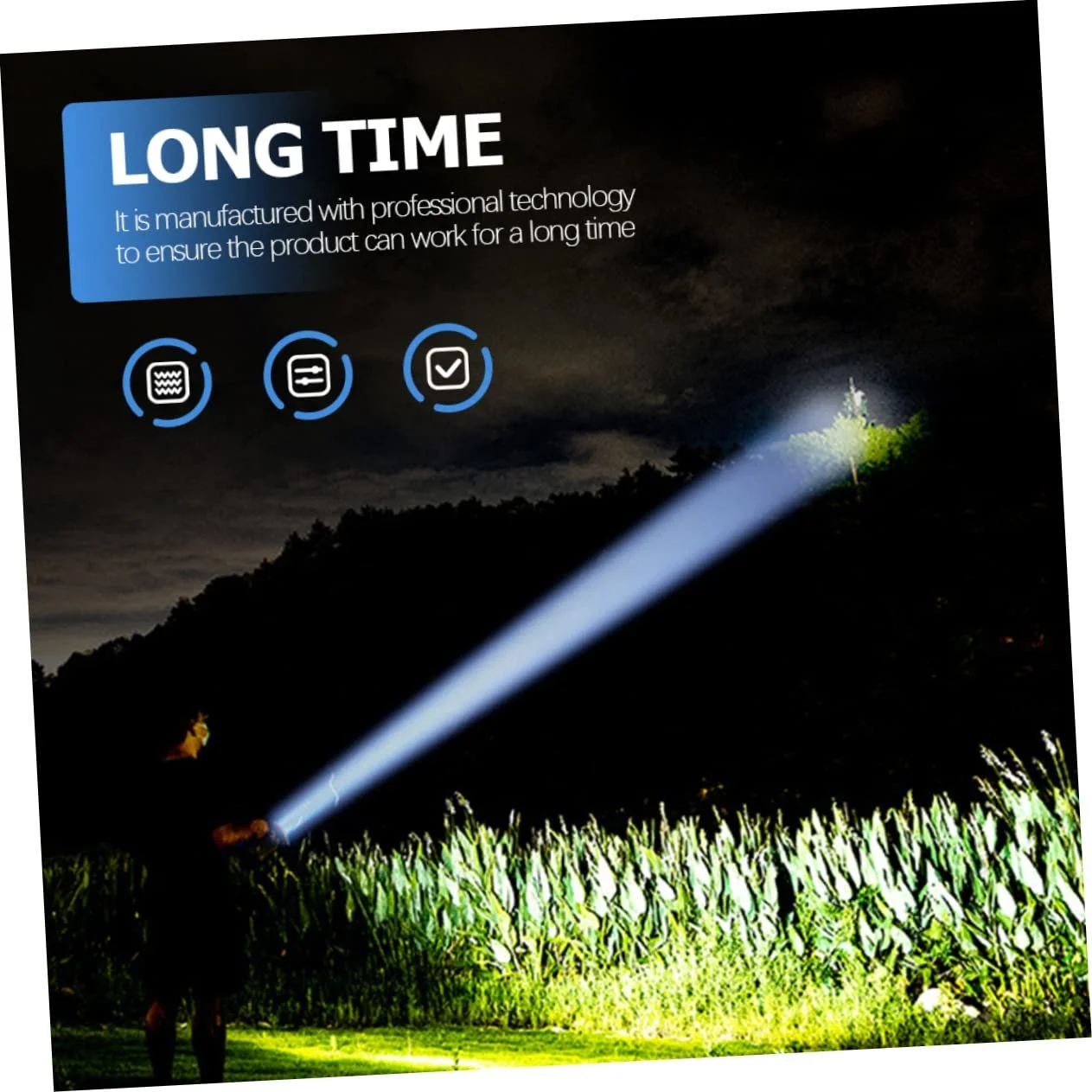 Уличный фонарик OSALADI с USB-зарядкой, телескопический дизайн для аксессуаров для походов на открытом воздухе с мониторингом потребления тока, фото №8