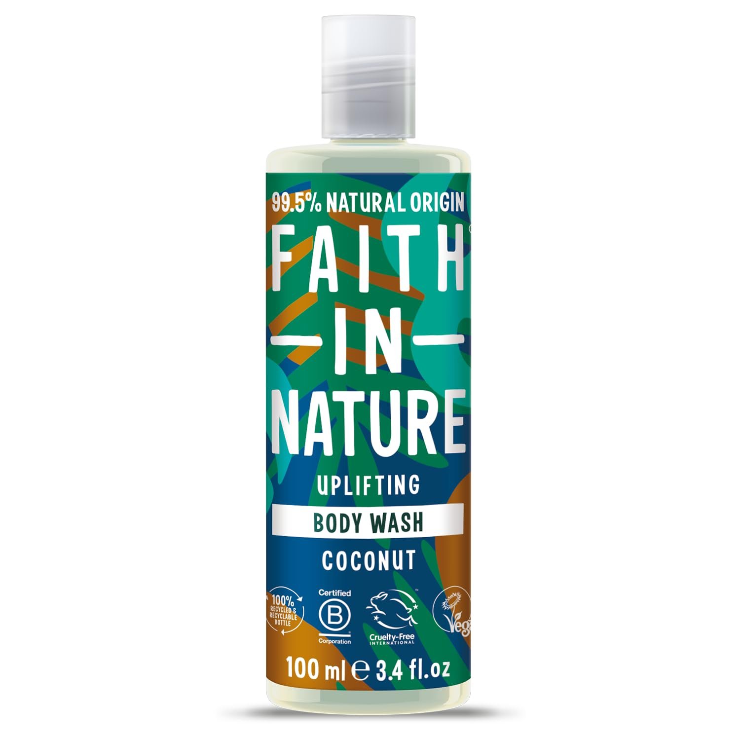 Гель для душу Faith In Nature Coconut 100 мл для нормального та сухого волосся, фото №1 Гель для душу Faith In Nature Coconut 100 мл для нормального та сухого волосся, фото №1