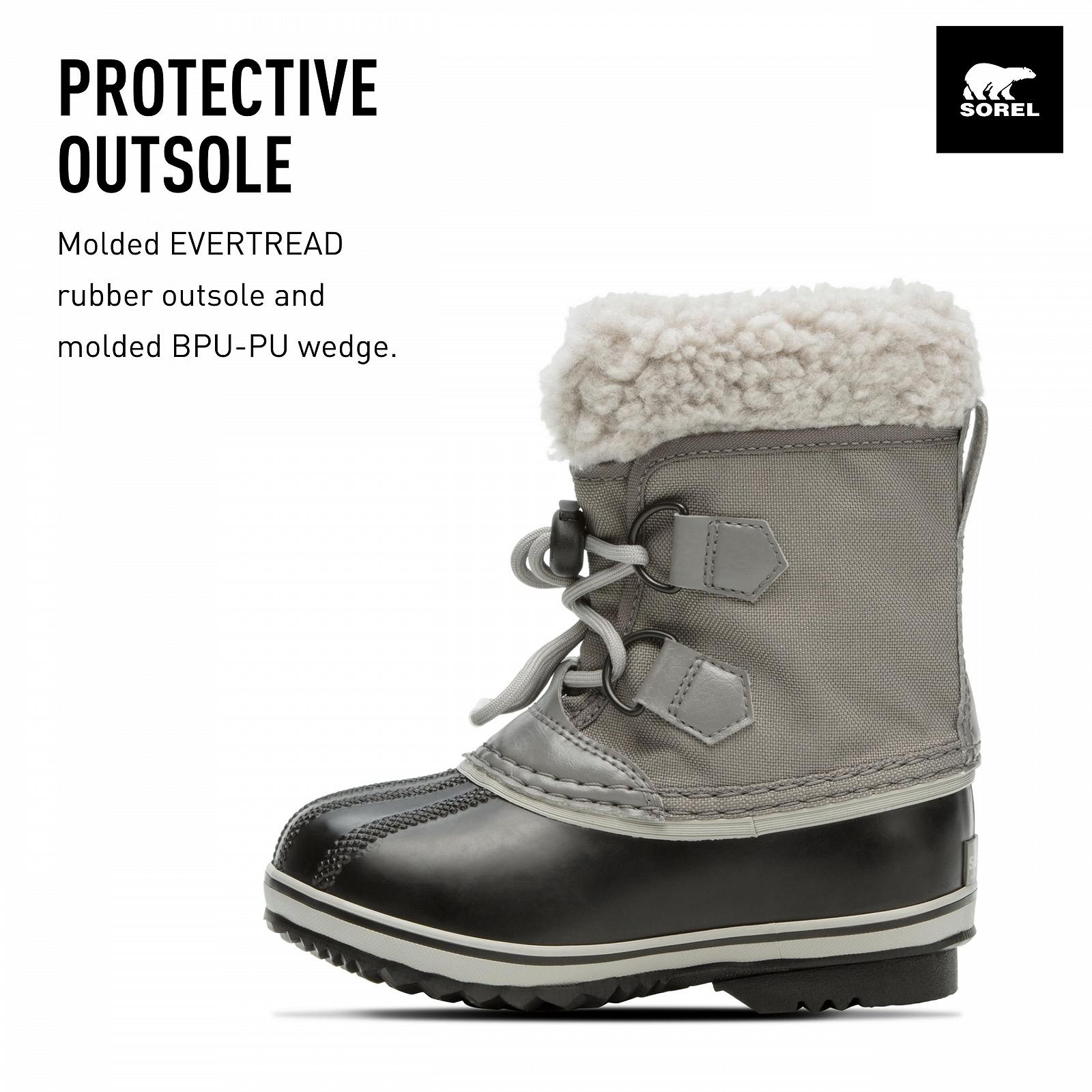 Унисекс Зимние сапоги Sorel Yoot Pac Nylon Wp водонепроницаемые, фото №3