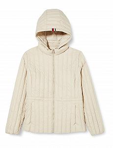 Куртка Tommy Hilfiger Crv Feminine Lw Down Жіноча стьобана куртка з капюшоном - Фото 1