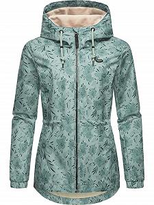 Легкая женская переходная куртка Ragwear Dankka Spring YOUMODO Водонепроницаемая куртка для активного отдыха с цветочным принтом и капюшоном - Фото 1