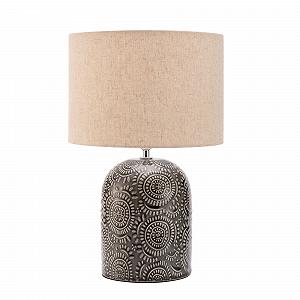 Настільна лампа Pauleen Shiny Dreamer 48225 20 Вт кераміка/тканина бежевий сірий E14 - Фото 1