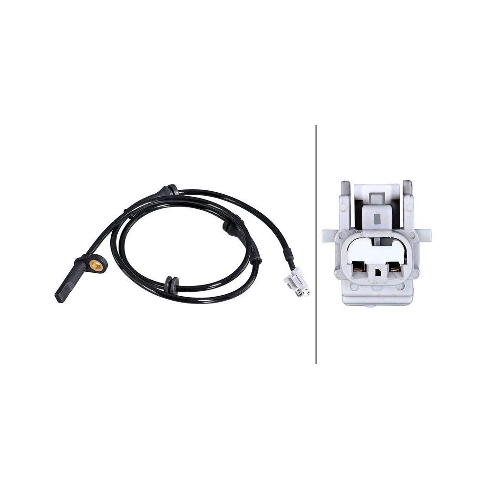 Датчик частоты вращения колеса HELLA 6PU 358 218-991 для NISSAN, передняя ось, фото №1