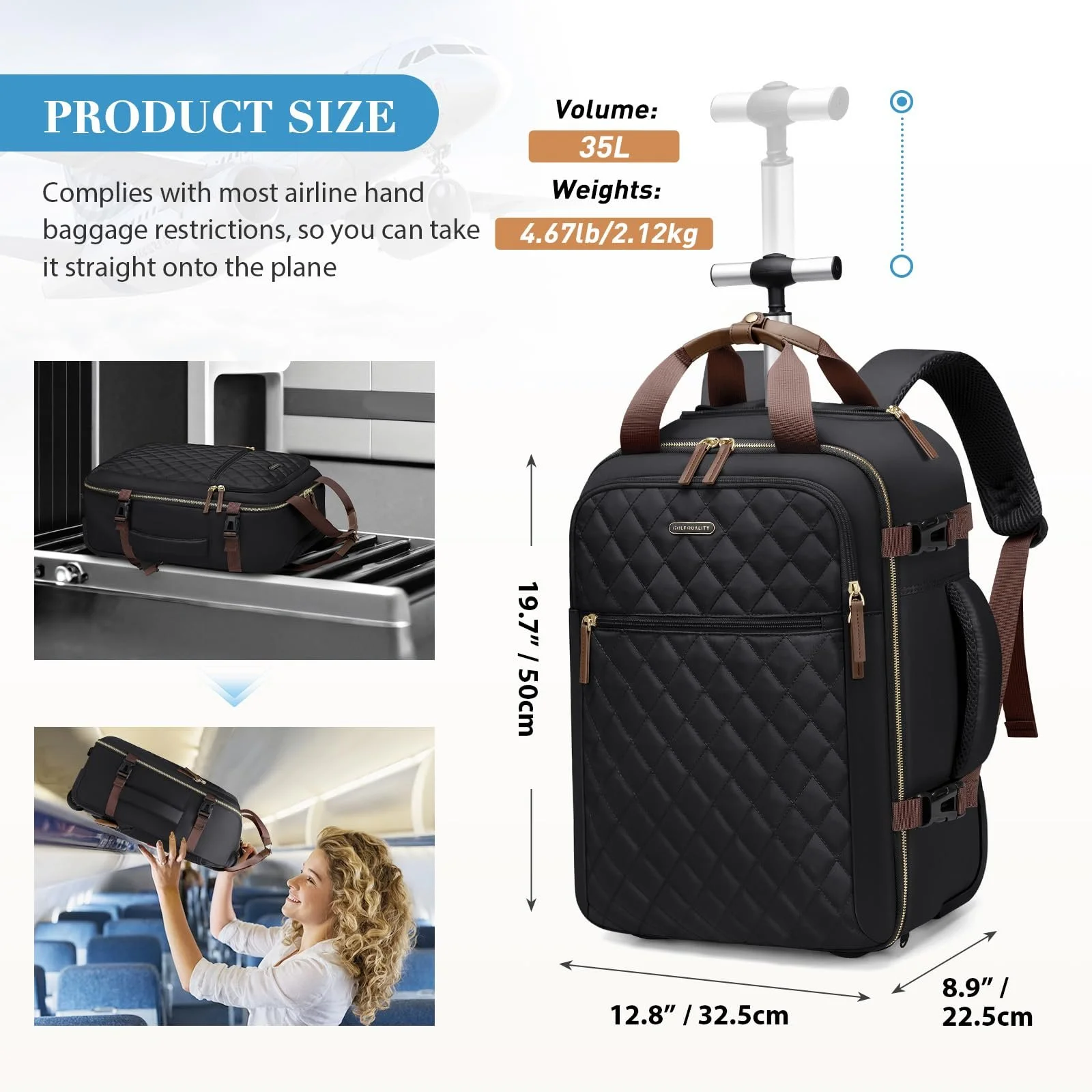 Рюкзак для ноутбука Extra Large 33L 17 дюймов Водонепроницаемый Антивор на колесах Black, фото №2 Рюкзак для ноутбука Extra Large 33L 17 дюймов Водонепроницаемый Антивор на колесах Black, фото №2