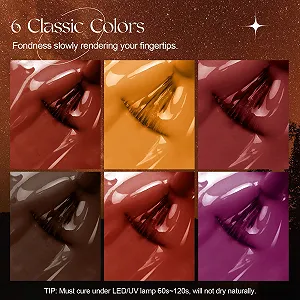 Гель-лак ROSALIND Помаранчевий, 6 кольорів synthetic.ua - Фото 1