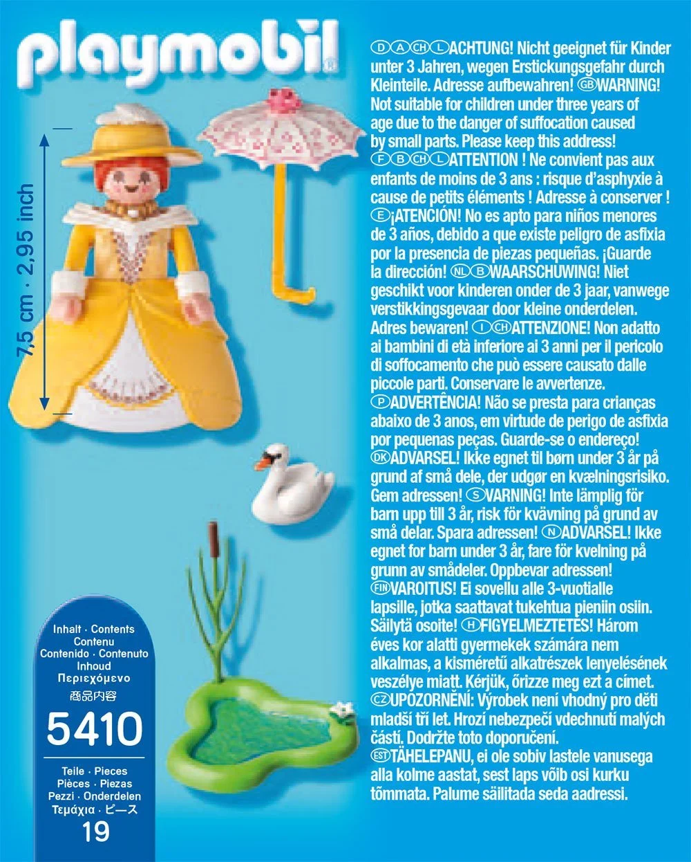 Фигурка Playmobil 5410 Коллекционная Викторианская Леди с Прудом, фото №3 Фигурка Playmobil 5410 Коллекционная Викторианская Леди с Прудом, фото №3