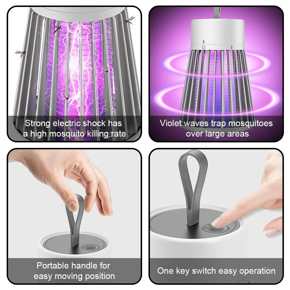Электрический уничтожитель насекомых Mosquito Trap USB Аккумуляторный Портативный, фото №6