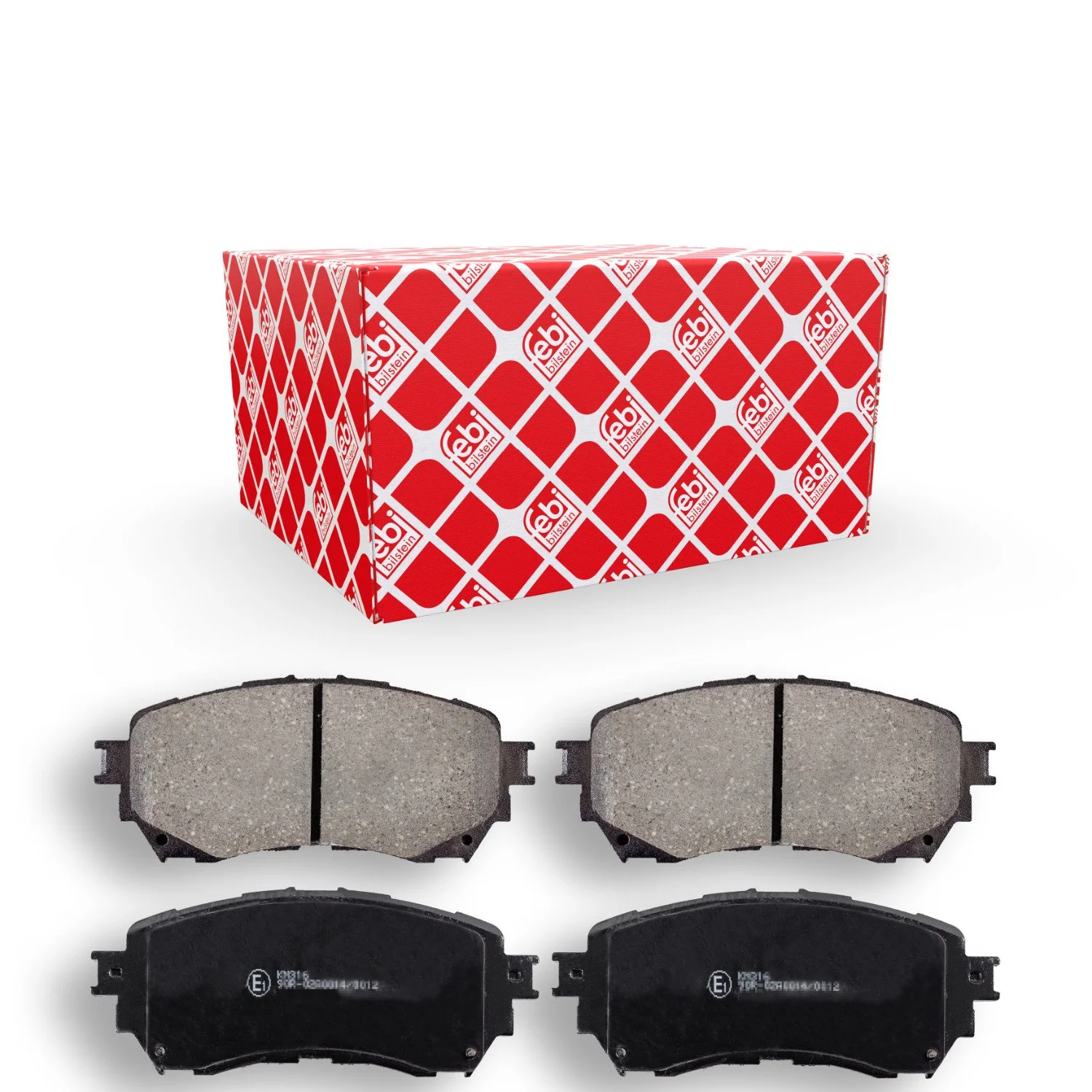Комплект гальмівних колодок, дискове гальмо FEBI BILSTEIN 170297 для MAZDA передній міст, фото №1 Комплект гальмівних колодок, дискове гальмо FEBI BILSTEIN 170297 для MAZDA передній міст, фото №1