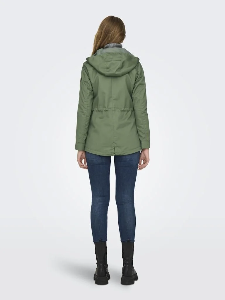 Жіноча перехідна куртка ONLY ONLLorca Canvas Parka Легка куртка з капюшоном, фото №6 Жіноча перехідна куртка ONLY ONLLorca Canvas Parka Легка куртка з капюшоном, фото №6