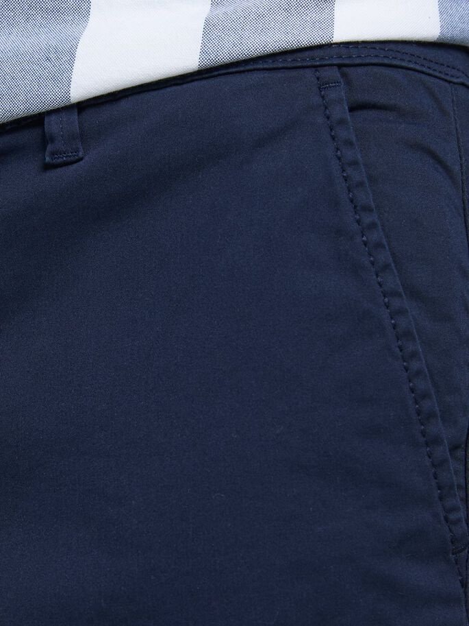 Шорти JJIBOWIE JJSHORTS SOLID SA STS 12165604 Navy Blazer Jack&Jones Темно-синій M, фото №4